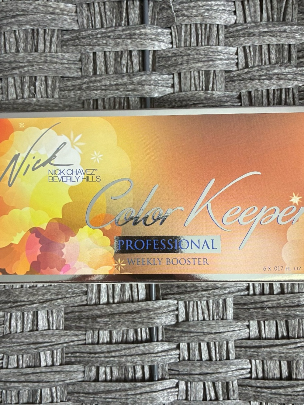 NICK CHAVEZ COLOR KEEPER PROFESSIONAL WEEKLY BOOSTER PACK 6 X .017 FL OZ